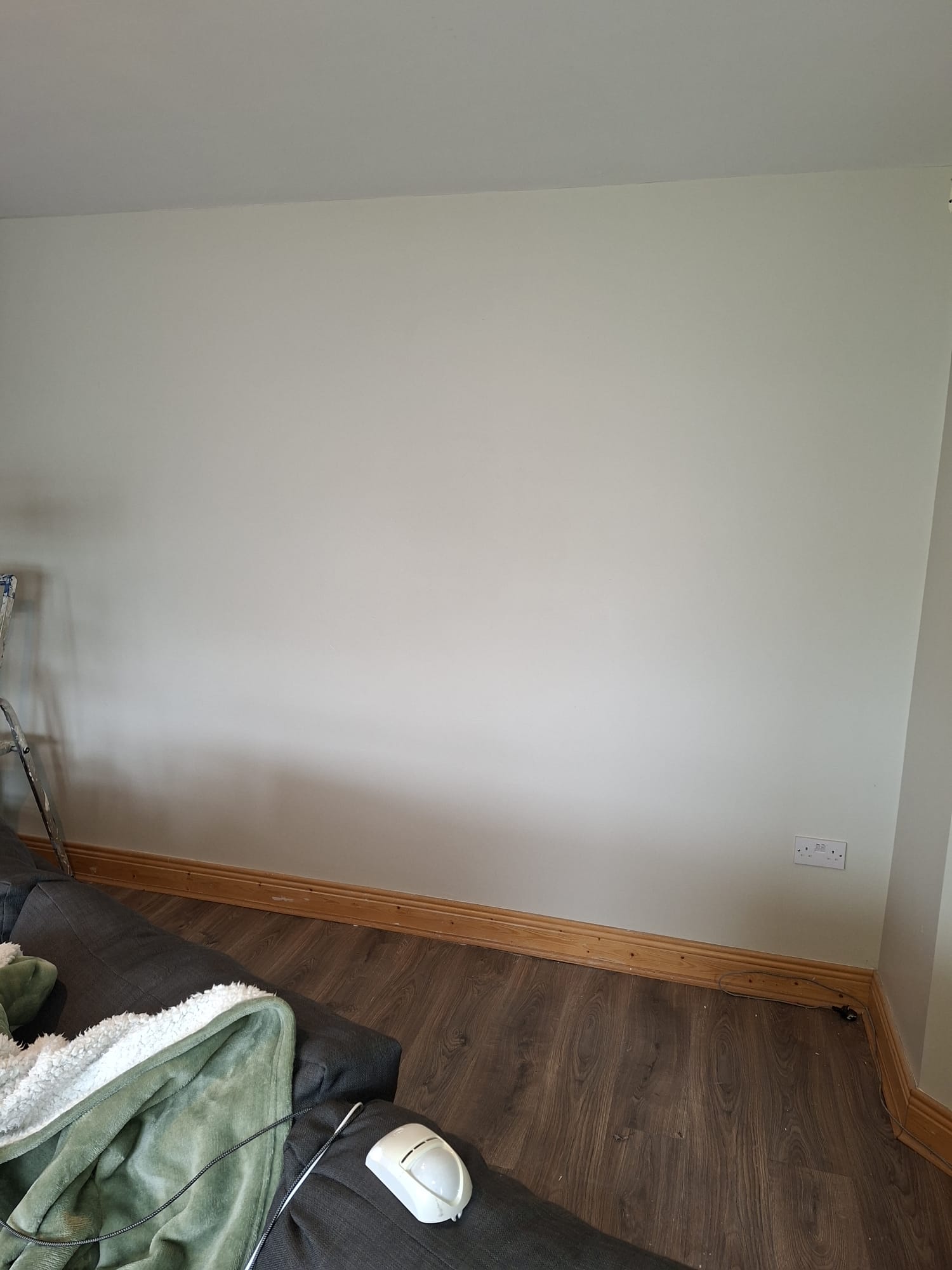 Starting point — bare wall