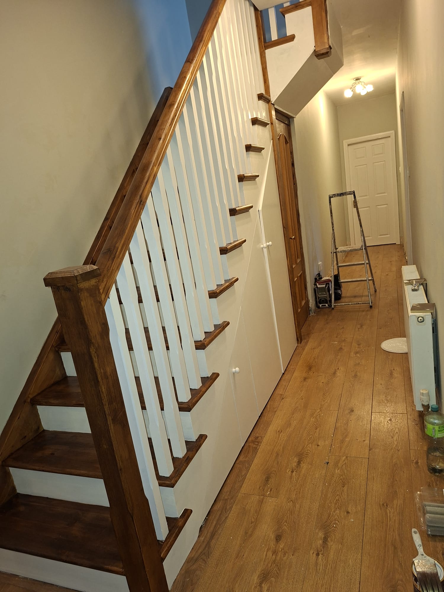 Full staircase restoration — before